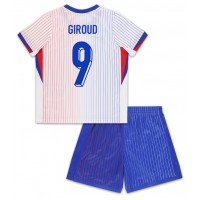 Maglie da calcio Francia Olivier Giroud #9 Seconda Maglia Bambino Europei 2024 Manica Corta (+ Pantaloni corti)